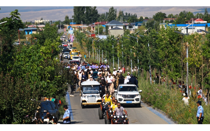 伊犁霍城縣晃晃村